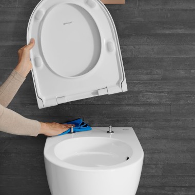 Geberit Acanto WC con funzione di sgancio rapido (QuickRelease)
