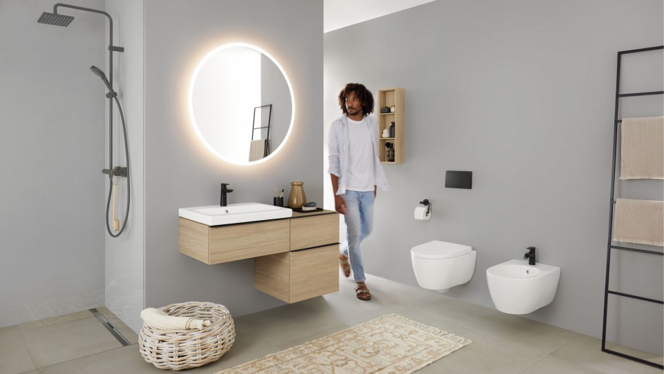 Doccia walk in è perfetta per un bagno di lusso con raffinatezza.