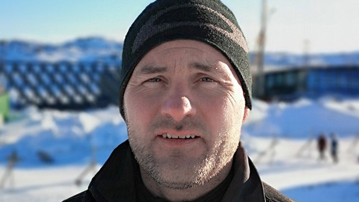Jesper Bredahl, comproprietario dell'azienda di impianti elettrici e idraulici VVS og El Firmaet A/S di Ilulissat. (© Adam Mørk)