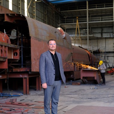 L’amministratore Onur Tekir in uno dei laboratori dei cantieri ADA Yachting di Bodrum, dove è in costruzione uno yacht da 50 metri per un cliente italiano. (Serkan Ali Çiftçi)